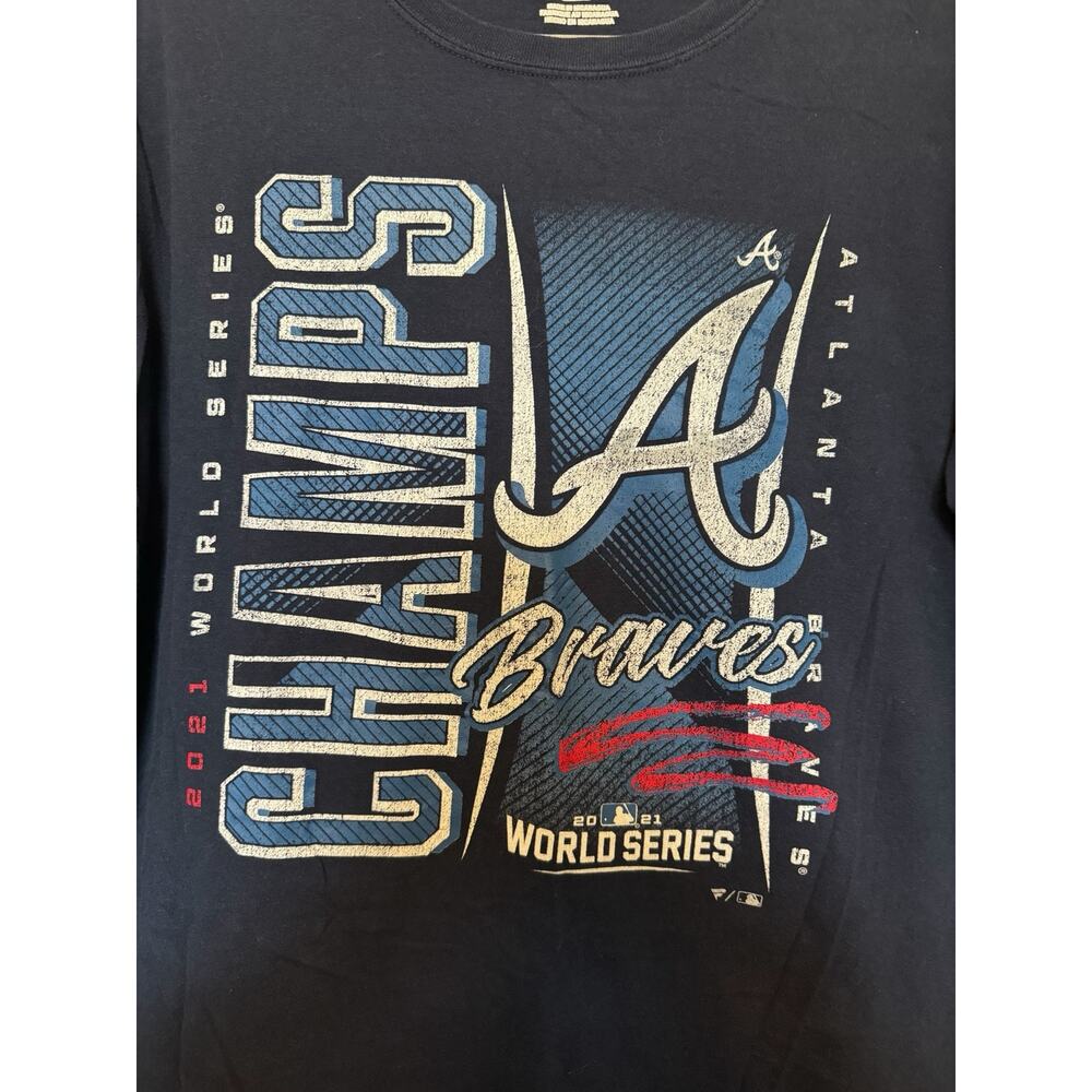 Atlanta Braves 2021 World Series Champions Graphic Tee Fanatics XL - Picture 3 of 5